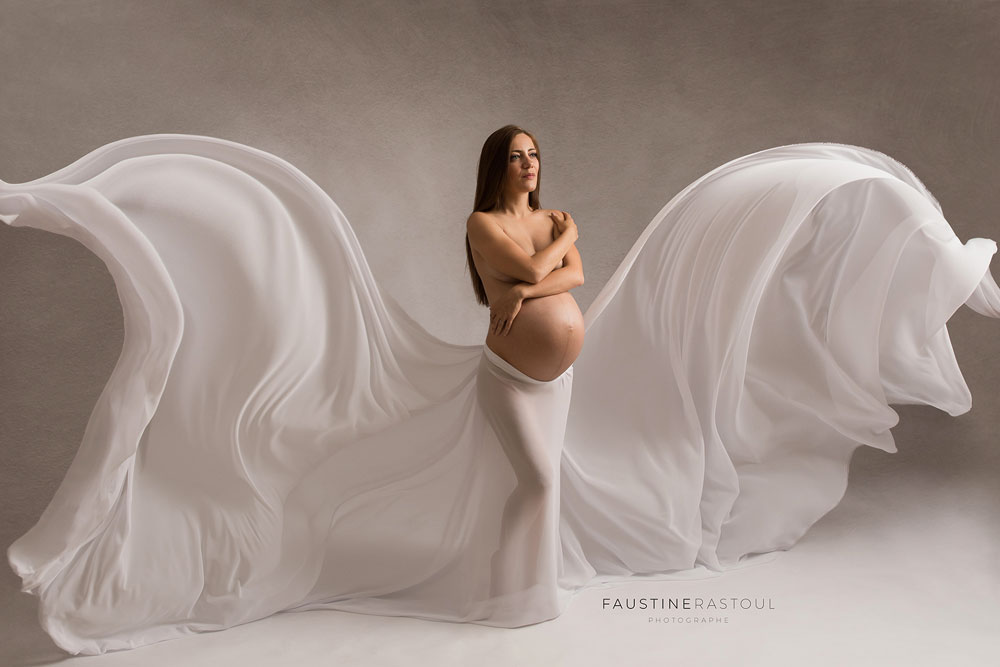 studio photo séance grossesse Antibes Cagnes sur mer Villeneuve Loubet